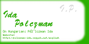 ida polczman business card